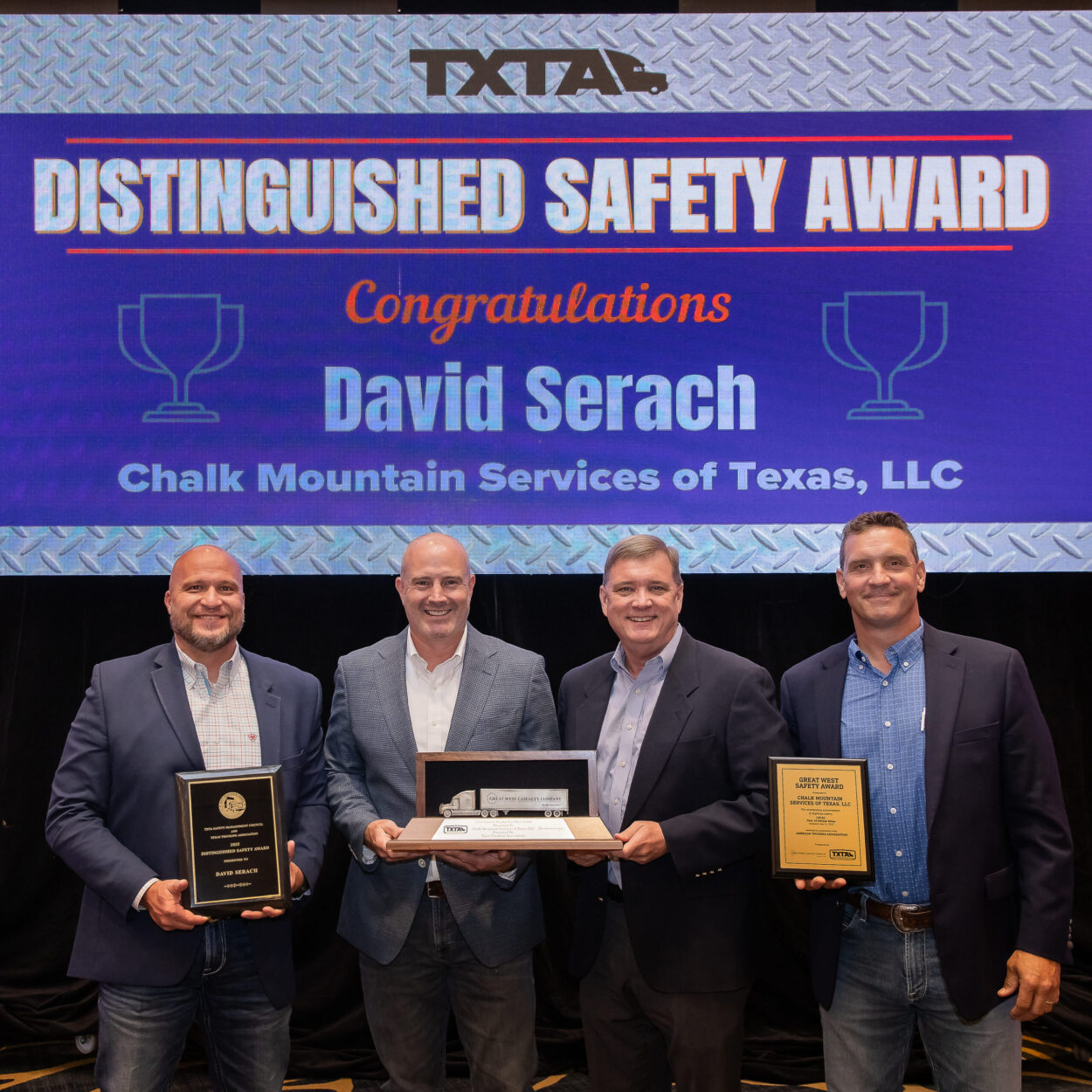 TXTA Grand Champion for Fleet Safety Award